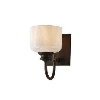 Bisque One Light Wall Sconce in Oil Rubbed Bronze (16|21491WTOI)