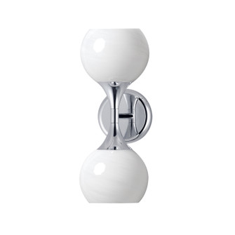 Neve Two Light Wall Sconce in Polished Chrome (16|21222MRPC)