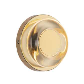 Stephord LED Wall Sconce in Metallic Brass/Clear Glass (347|WS97204-MRB/CL)