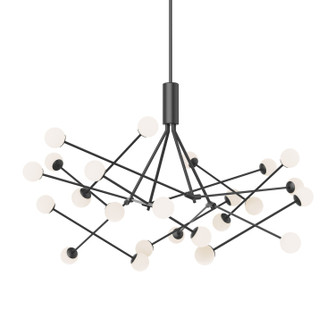 Moto LED Chandelier in Black (347|CH97358-BK-UNV)