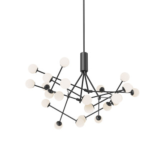 Moto LED Chandelier in Black (347|CH97139-BK-UNV)