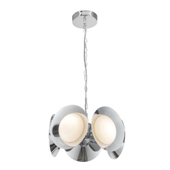 Cleo LED Chandelier in Chrome/Opal Glass (347|CH77916-CH/OP-UNV)