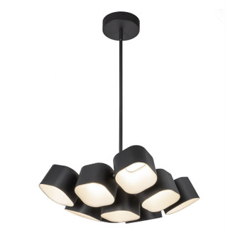 Arena LED Chandelier in Black (347|CH73418-BK-UNV)