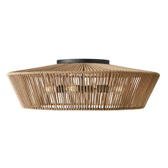 Eco Four Light Semi-Flush Mount in Matte Black (102|ECO-8293-MBLK)