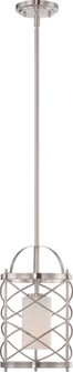 Ginger One Light Mini Pendant in Brushed Nickel (72|60-5332)
