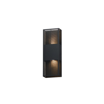 Grate LED Outdoor Wall Sconce in Black (86|E30393-BK)