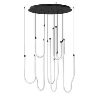 Soleil LED Pendant in Black (86|E24988-BK)