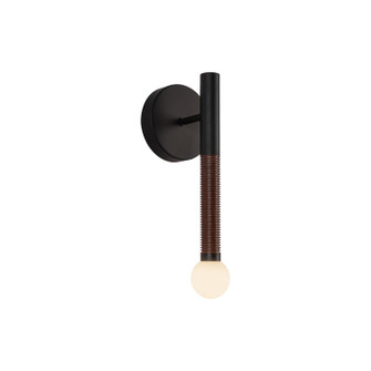 Arden LED Wall/Vanity in Matte Black/Opal Glass (452|WV612114MBOP-UNV)