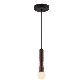 Arden LED Pendant in Matte Black/Opal Glass (452|PD612109MBOP-UNV)