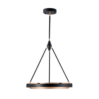 Duo LED Pendant in Classic Black/Gold Shimmer (452|PD302724CBGS-UNV-010)