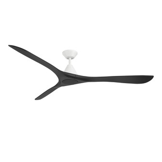 Carve 72''Ceiling Fan in Matte White/Matte Black (441|FR-D2504-72-MW/MB)