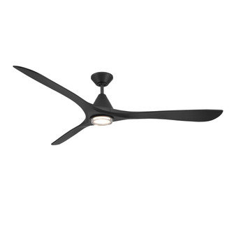 Carve 72''Ceiling Fan in Matte Black (441|FR-D2504-72L-MB)