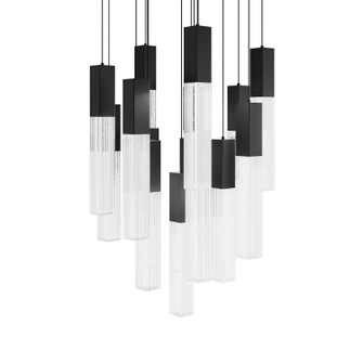 Cinema LED Pendant in Black (281|PD-30815R-BK)
