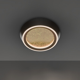 Tinzel LED Flush Mount in Black/Gold Leaf (281|FM-18518-30-BK/GL)