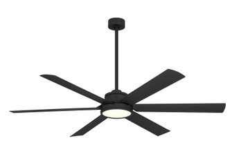 Cairo 65''Ceiling Fan in Coal Black (15|F897L-CL)