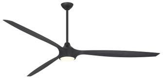 Pierce 84''Ceiling Fan in Coal Black (15|F763L-CL/SSB)