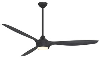 Pierce 65''Ceiling Fan in Coal Black (15|F762L-CL/SSB)