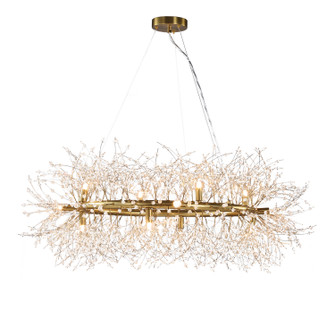 Milky Way 12 Light Chandelier in Warm Brass (374|H22105R-12)