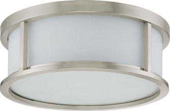 Odeon Three Light Flush Mount in Brushed Nickel (72|60-2864)