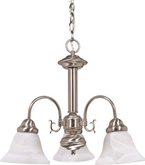 Ballerina Three Light Chandelier in Brushed Nickel (72|60-182)