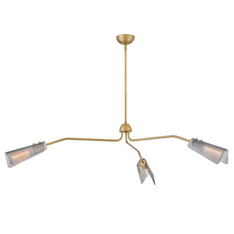 Altman LED Chandelier in Lacquered Brass (13|48303LCB)