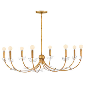 Aliso LED Chandelier in Distressed Brass (13|48288DA)