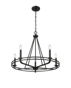 Jody Five Light Chandelier in Matte Black (59|21605-MB)