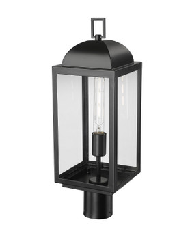 Beaufort One Light Outdoor Post Lantern in Powder Coated Black (59|194201-PBK)