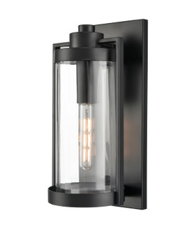 Braselton One Light Outdoor Wall Sconce in Powder Coated Black (59|192101-PBK)