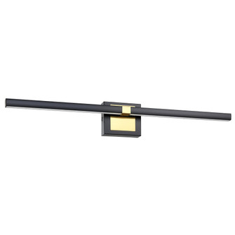Pierro LED Bath/Vanity in Matte Black, Brushed Brass (217|900929A)