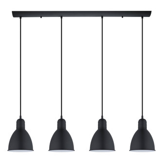 Priddy Four Light Pendant in Black (217|49466A)