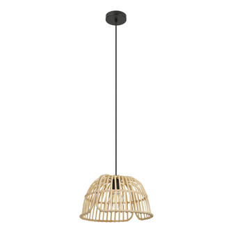 Glyneath One Light Pendant in Black (217|43873A)