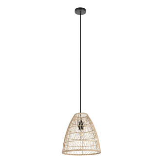 Ayesgarth One Light Mini Pendant in Black (217|43866A)