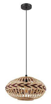Dondarrion One Light Pendant in Black (217|43271A)