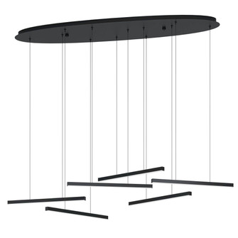 Lindoza LED Pendant in Black (217|39915A)