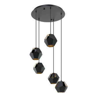 Rasigures Five Light Pendant in Black (217|39635A)
