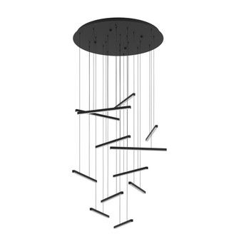 Lindoza LED Pendant in Black (217|390351A)