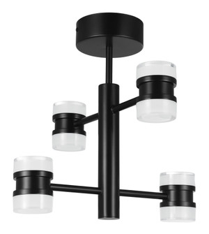 Romendo 1 LED Ceiling Mount in Matte Black (217|204149A)