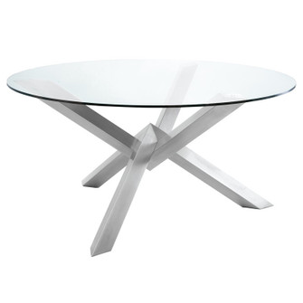 Costa Dining Table in Silver (325|HGTB384)