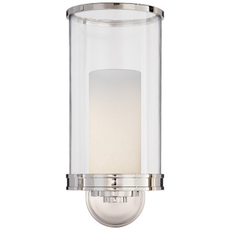 Modern One Light Wall Sconce in Polished Nickel (368|RL 2530PN)