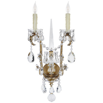 Alessandra Two Light Wall Sconce in Gilded Iron (368|RL 2280GI-CG)