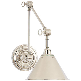 Anette One Light Wall Sconce in Polished Nickel (368|RL 2270PN)