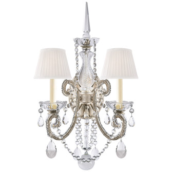 Adrianna Two Light Wall Sconce in Antique Silver Leaf (368|RL 2231ASL-S)