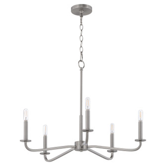 Rutherford Five Light Chandelier in Satin Nickel (19|6307-5-65)
