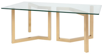 Paula Dining Table in Gold (325|HGSX170)