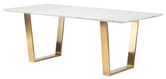 Catrine Dining Table in White (325|HGSX139)