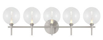 Iissa Five Light Vanity in Nickel (40|48920-018)
