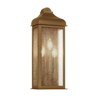 Madrid Three Light Outdoor Wall Sconce in Weathered Brass (78|AC8187WB)
