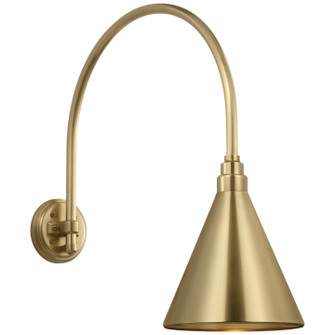 Academy Barn Light LED Barn Light in Hand-Rubbed Antique Brass (268|TOB 2815HAB/S10-HAB)