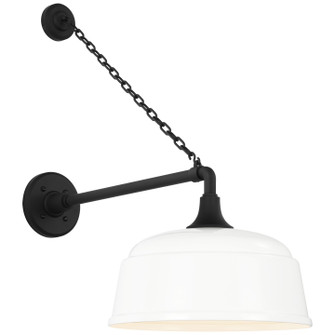 Academy Barn Light LED Barn Light in Matte Black (268|TOB 2813MBK/S6-WHT)